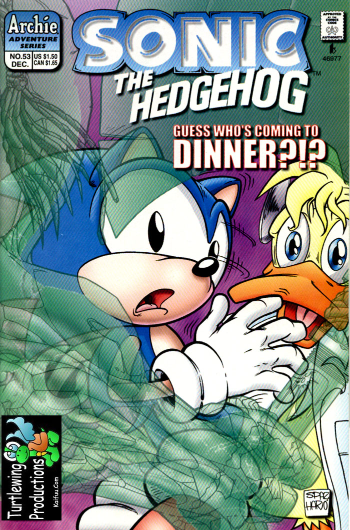 Sonic - Archie Adventure Series December 1997 Comic cover page